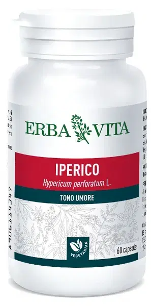 Erba Vita Iperico Integratore Alimentare per il Benessere Mentale 60 Capsule