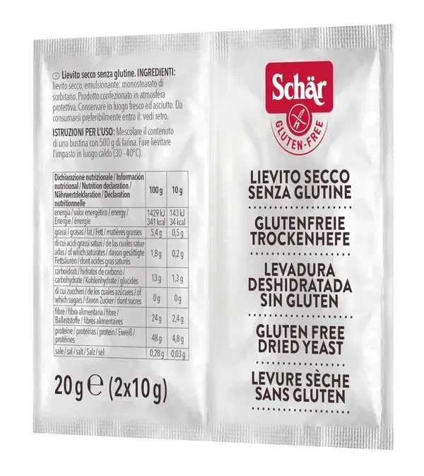 Schar Lievito Secco Senza Glutine 2x10 g