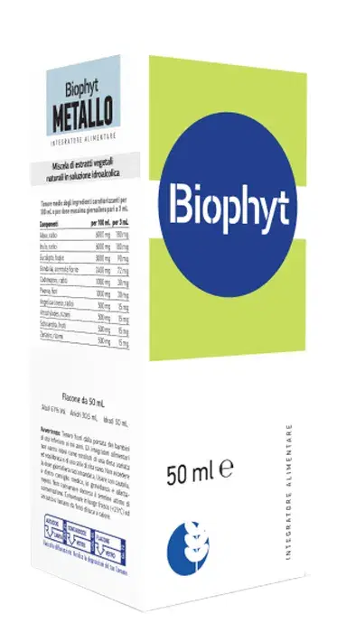 Biogroup Biophyt Metallo Integratore 50 ml