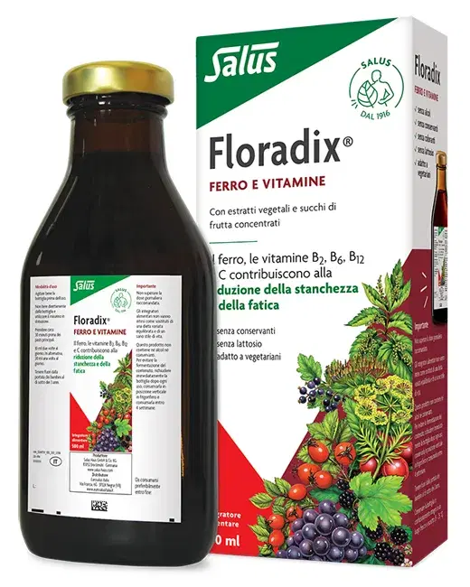 Floradix Integratore di Ferro e Vitamine 500 ml