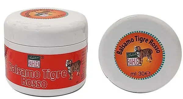 Balsamo Tigre Rosso da 30 ml per Alleviare il Dolore Muscolare e Favorire il Relax