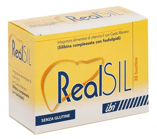 Realsil Integratore a base di Vitamina E per il Benessere del Fegato 30 Bustine