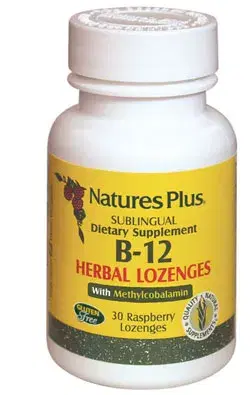 Nature's Plus Vitamina B12 Sublinguale Integratore 30 Pastiglie