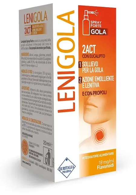 Lenigola Spray Forte Propoli per il Mal di Gola 20 ml