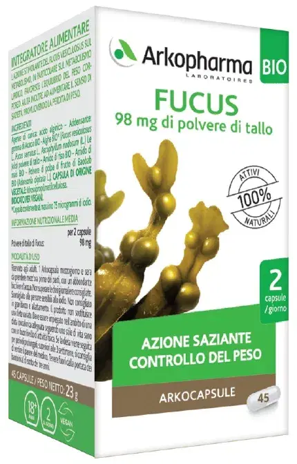 Arkofarm Arko Capsule Fucus Integratore Saziante 45 Capsule
