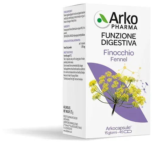 Arkocapsule Finocchio Integratore per la Funzione Digestiva 45 Capsule