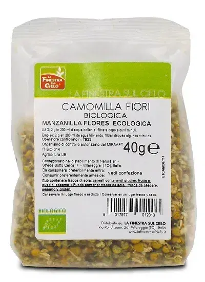 La Finestra sul Cielo Camomilla Fiori Interi Bio 40 g