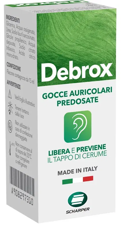 Alfasigma Debrox Gocce Auricolari per i Tappi di Cerume 15 ml
