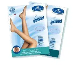 Sauber Collant Taglie Comode 70 Maglia Microrete Nero 4 Linea Classica