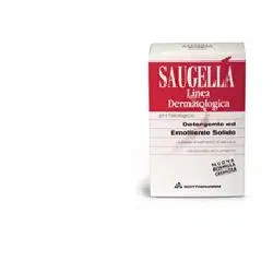 Saugella Detergente Viso Solido pH 3.5 Sapone Pelle Normale e Mista 100 g