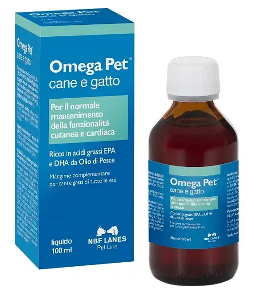 Nbf Lanes Omega Pet Gocce Integratore Di Omega 3 Cani E Gatti 100 ml
