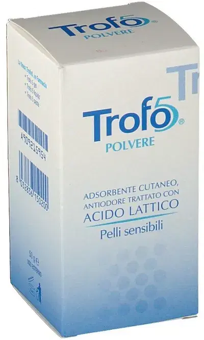 Uniderm Linea Igiene Intima e Corpo Trofo 5 Polvere Protettiva Rinfrescante 50 g
