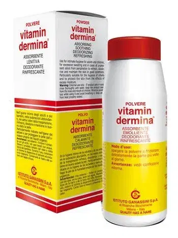 Vitamindermina Trattamento in Polvere Assorbente Emolliente Rinfrescante 100 g