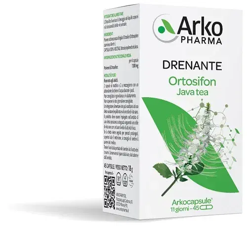 Arkocapsule Ortosifon Integratore Drenante 45 Capsule