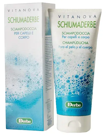 Schiumaderbe SciampoDoccia con Estratti Naturali per Tutti i Tipi di Pelle 200 ml