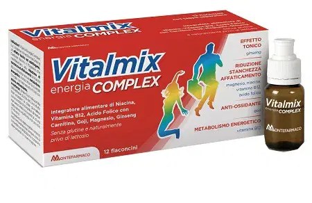 Vitalmix Complex Integratore per la Stanchezza e l'Affaticamento 12 flaconcini