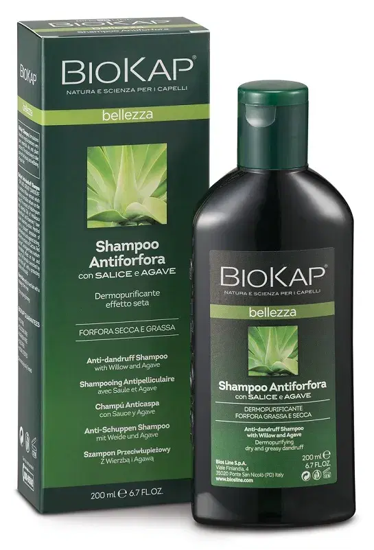 Biokap Bellezza Shampoo Antiforfora Dermopurificante Effetto Seta 200 ml