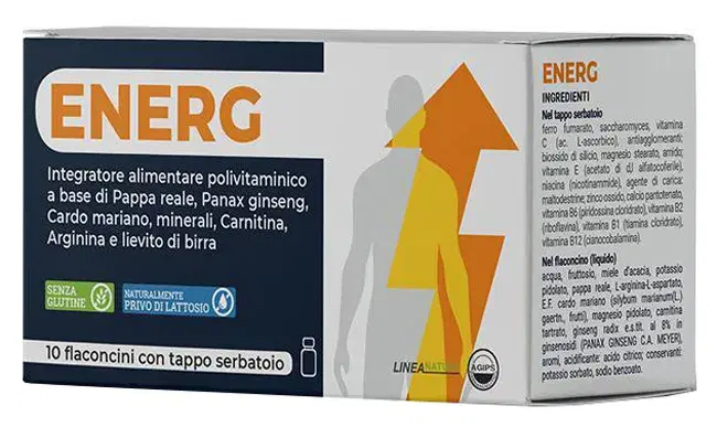 Energ Integratore Energetico 10 Flaconcini