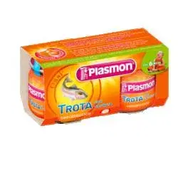 Plasmon Omogenizzato Trota e Verdura 2 Vasetti da 80 g