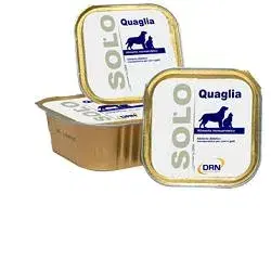Drn Solo Quaglia Alimento Dietetico Monoproteico Umido Cani/Gatti 300g