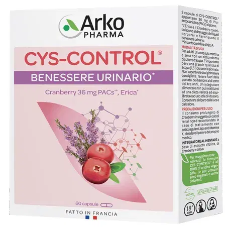 Cys-Control 500 Integratore Con Erica 60 Capsule