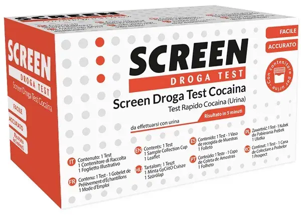 Screen Droga Test Cocaina Rilevazione dalle Urine