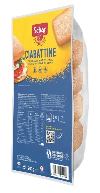 Dr.schar Schar Ciabattina Pane 200 G
