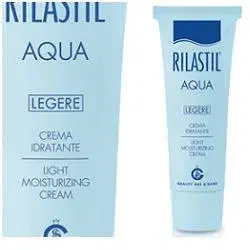 Rilastil Aqua Crema Viso Leggera Idratante e Riequilibrante 50 ml