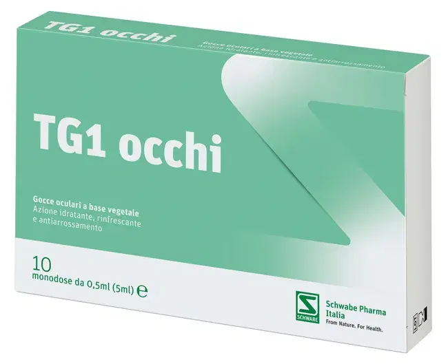 Schwabe TG 1 Occhi Gocce Per Secchezza E Irritazione Oculare 10 Monodose 0,5 ml