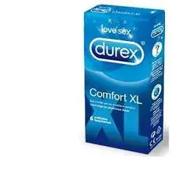 Durex Comfort XL Profilattici Extra Large 6 Pezzi
