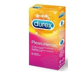 Durex Pleasuremax Profilattici Vestibilità Regular 6 Pezzi