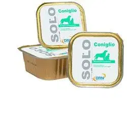 Drn Solo Coniglio Alimento Dietetico Monoproteico Umido Cani/Gatti 300g