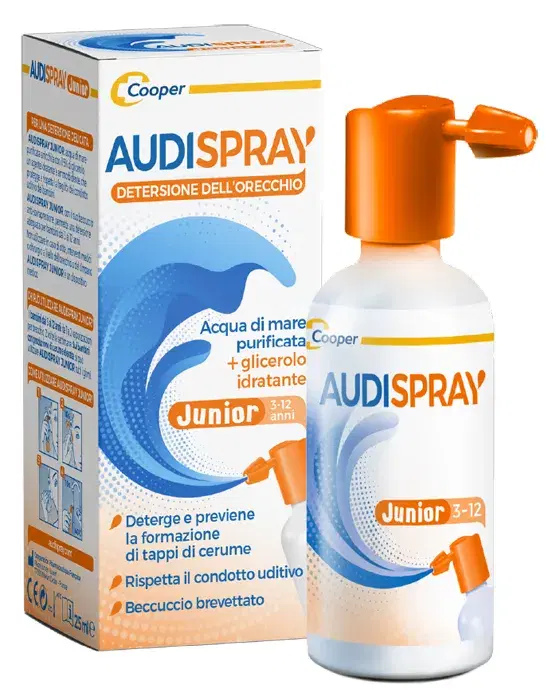 Audispray Junior Soluzione di Acqua di Mare Ipertonica in Spray 25 ml