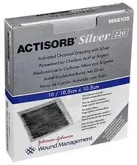 Actisorb Silver Medicazione 10,5x10,5 cm 3 pezzi