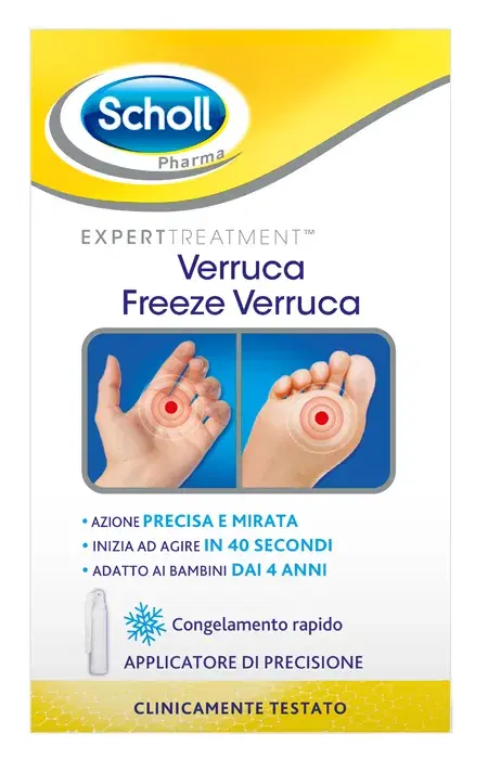 Scholl Virus Freeze Verruca Congelamento Spray 1 Bomboletta 12 Applicatori