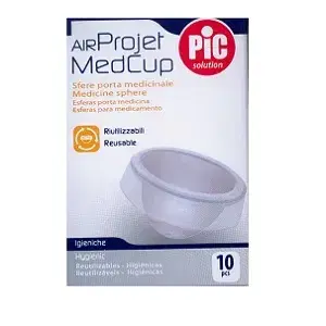 Pic Air Project Med Cup Sfere Porta Medicinale 10 Pezzi