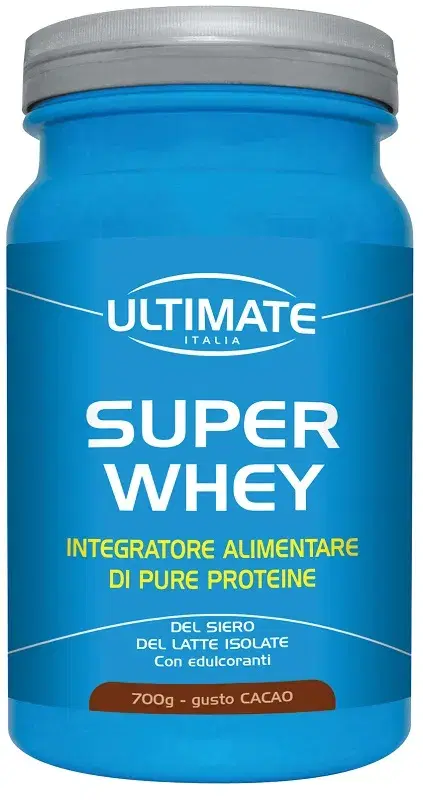 Ultimate Super Whey Cioccolato Scuro Integratore Di Proteine 700 G