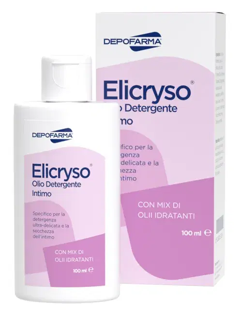 Elicryso Olio Detergente Intimo per Secchezza Vaginale 100 ml