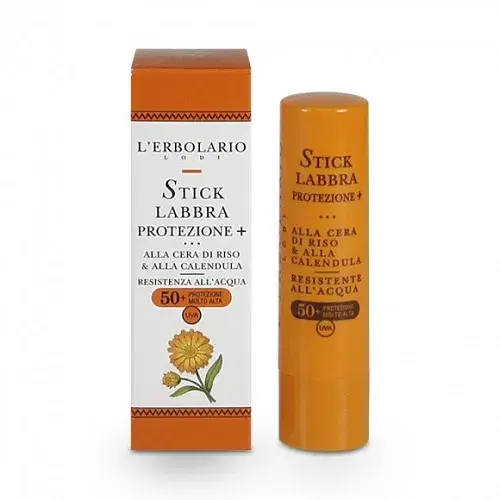 L'erbolario Stick Solare Labbra Protezione Spf50+ con Calendula 4.5 ml