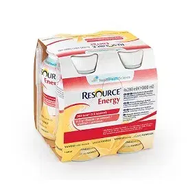 Nestle Resource Energy Gusto Vaniglia 4 Bottiglie da 200 ml