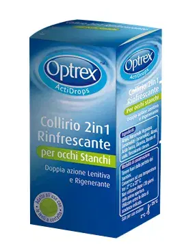 Optrex Actidrops 2 in 1 Collirio Rinfrescante e Lenitivo per Occhi Stanchi 10 ml