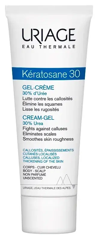 Uriage Keratosane 30 Gel-crema Cheratolitico per Pelle Molto Secca 75 ml