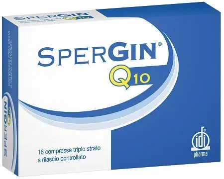 IDI Farmaceutici Linea Benessere Uomo Spergin Q10 Integratore Uomo 16 Compresse