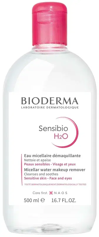 Bioderma Sensibio H2O Detergente Micellare Struccante per Pelle Sensibile 500 ml