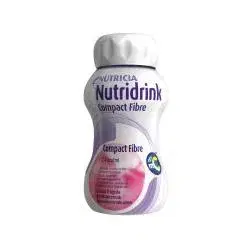 Nutridrink Compact Fibre Integratore Gusto Fragola 4x125 ml
