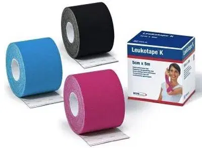 Essity Leukotape K Taping Fisioterapico 5x500cm Azzurro