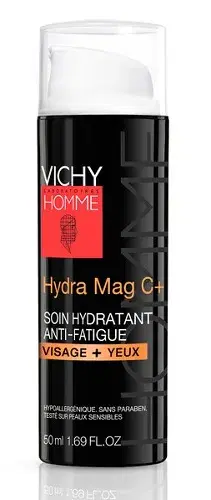 Vichy Homme Hydra Mag C+ Trattamento Anti-Fatica Viso e Occhi 50 ml
