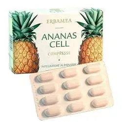 Erbamea Ananas Cell Integratore Alimentare Inestetismi Cellulite 36 Compresse