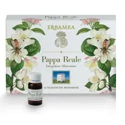 Erbamea Pappa Reale Integratore Alimentare 14 Flaconcini Monodose da 10 ml