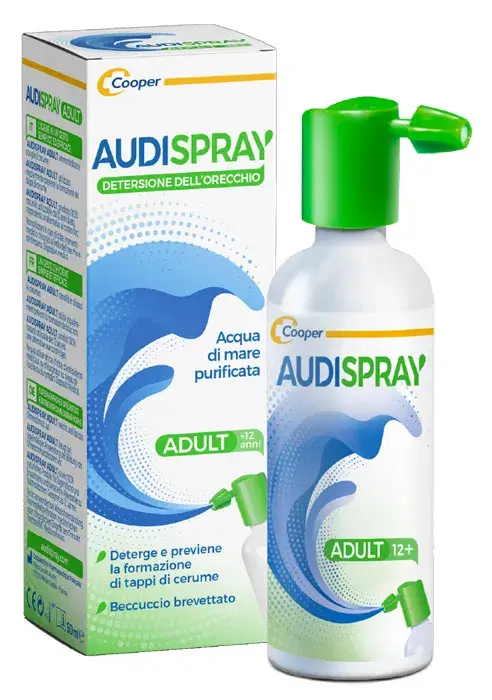 Audispray Adult Soluzione di Acqua di Mare Ipertonica in Spray 50 ml